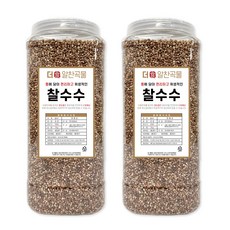더알찬곡물 통에담은 국산 찰수수 4kg (2kgx2통), 2개, 2kg