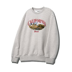 리브레너 DTF 켈리포니아 비치 스웻셔츠 그레이