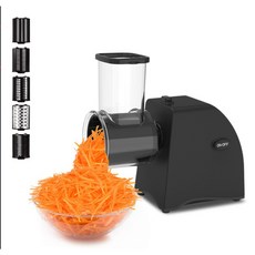 하다나 전동 채칼 BLACK 만능 자동 채칼 당근 양배추 무 채써는 기계