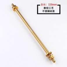 12MM 오토바이 스윙암 액슬 스틸 B용 프론트 30MM 모페드 커스텀 자전거 304 골드 티타늄 육각 전기 키트 스테인리스, 320mm, 1개