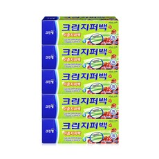 크린랲 크린지퍼백, 소(S), 20개, 5개