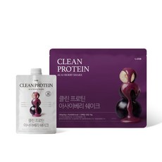 [라티브] 아사이베리 클린 프로틴쉐이크 WPI 분리유청 식사대용 단백질쉐이크, 7개, 40g