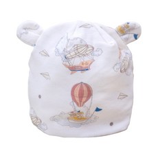 JoyBaby 雙層胎帽 四季款小熊耳朵 0到3月初生寶寶帽
