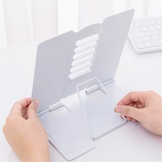 각도조절 독서대 19cm 화이트 책보기