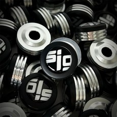 信閣諾Signal 2入車牌螺絲飾蓋 通用型車牌螺絲裝飾片 大牌螺絲 螺帽 改裝螺絲 造型螺絲帽, 銀, 1個