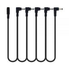 13방향 데이지 체인 케이블 전원 공급 스플리터 어댑터 기타 효과 페달 블랙, 1to5 way cable