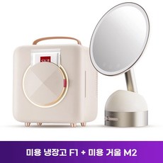 화장품냉장고 초소형 무소음 화이트 9L 냉동고 향수, B. F1 화이트 M2 밀크셰이크 화이트