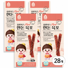 홈앤키즈 육포, 한돈육포, 30g, 28개