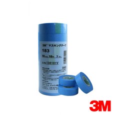 3M 遮蔽膠帶 藍色 18mmx18M日本製, 1個