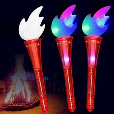 도매창고 응원도구 LED 햇불 야광봉 콘서트 축구 경기 월드컵 응원봉 응원 야광 스틱 행사 용품 도구, LED 횃불 응원봉-블루, 1개