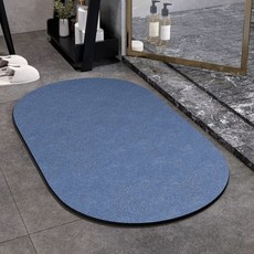 대형 규조토 발매트 주방매트 01 80x120CM 욕실매트 발닦개, 1개, F. 라운드 블루