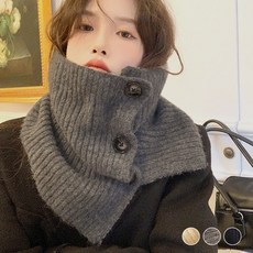 앤아트 따뜻한 여성용 니트 넥워머 목 얼굴을 동시에 완벽 보호