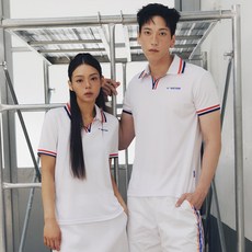 빅터 남성 여성 티셔츠 반팔 VT25CTS002M VT25CTS002F