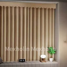 Mexholin커튼헤드상부레일장식가림막윗부분거실벨크로가정용Mexholin
