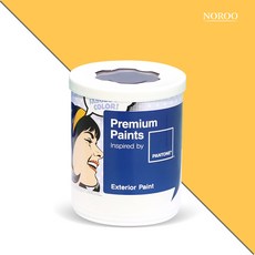 노루페인트 팬톤 실외 벽면 저광 페인트, 14-0850 Daffodil, 1L, 1개