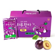 HACCP 하루한아 저당 푸룬주스 100ml x 30포