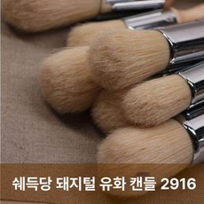 돼지털붓 두꺼운 수채화붓 둥근 유화붓 수채화, 1개, 지름 1.9cm