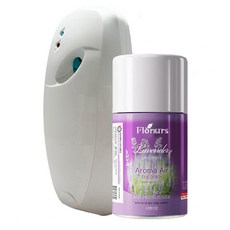 자동분사기 + 아로마에어 실내용 방향제 스위트라벤더, 280ml, 1세트, 스윗라벤더