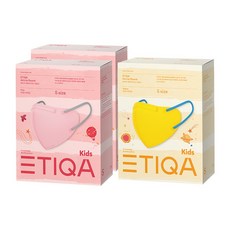 에티카 에어라이트 라운드 키즈 핑크 20매 + 옐로우 10매