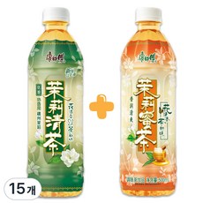 터보마켓 캉스푸 말리밀차+말리청차 2종 혼합세트(총15개) 수입 중국식품 캉스부 모리꿀차 중국음료, 1개, 500ml