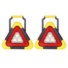 휴대용 LED 차량용 비상 삼각대 대형, 2개