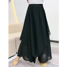 연영과 입시복 연극영화과 입시 연습복 스커트 팬츠 여성 쉬폰 무용 공연 의상