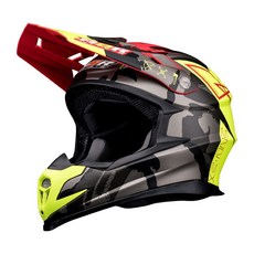 M2R X4.5 賽事越野帽 #12 彩繪 複合纖維 鳥帽, 消光黃/紅,L, 1個