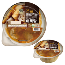 국물까지 다먹어도 90kcal 바로먹는 발효곤약 어묵탕, 2개, 360g