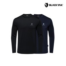 블랙야크 공용 라운드 더블 웜 긴팔티 2PACK 겨울 기본 이너티셔츠 1BYRTXU905