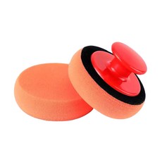 魔鬼氈打蠟海綿組 手柄式上蠟拋光海綿 柔軟細膩 加大加厚高密度, 魔鬼氈海綿, 24個