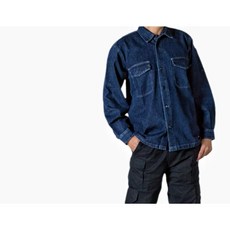 豐華圓華 全新厚款牛仔工作服 - 耐磨舒適、多口袋設計