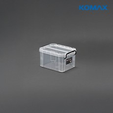 코멕스 네오박스 80 8L 투명 리빙박스 수납함 정리함 중형, 1개