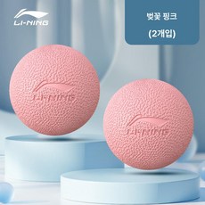 데이하우스 마사지볼 스트레칭 지압 근육이완 지압볼, 체리블라썸핑크 2개세트전신마사지, 기본 모델명/품번