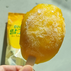 [싱싱냠냠] 리얼망고100% 무첨가 아이스망고바 망고스틱, 60g, 10개