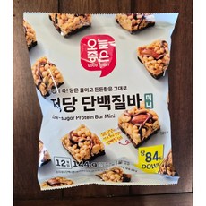 오늘좋은 저당 단백질바 미니 144g x 3봉