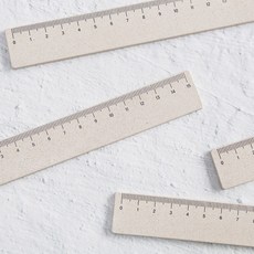 폐나무 분말 친환경자 자 15cm 폐나무재생 친환경제품 인쇄가능, 1개