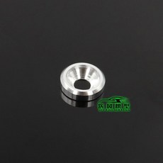 카운터 싱크 나사 RC 알루미늄 용 0pcs M3 와셔 컬러 가스켓 알루미 부품 모델, SILVER
