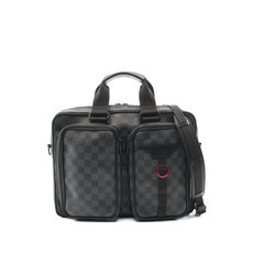 루이 비통 중고 2020 다미에 레더 브리프 케이스