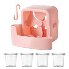 風扇降溫器 家用 加冰塊降溫神器, 1個, 粉色