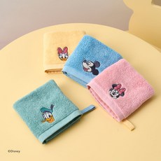 [MODERN HOUSE 중계점] 디즈니 미키와 친구들 핸드타월 4P세트 / AD0124009, 1개, 4가지칼라