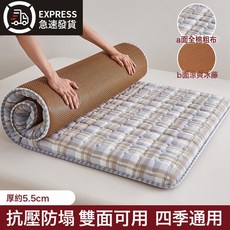 乳膠牀墊軟墊學生宿舍專用單人90x190cm冬夏兩用涼蓆墊子藤席地墊