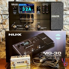 紐斯克 Nux TRIDENT 海神 三叉戟 電 吉他 貝斯 綜合 效果器 錄音 介面 NME-5 一年保固, 1個, NUX MG-30