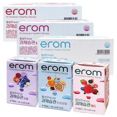 이롬 황성주박사의 과채습관 혼합주스 3종 (퍼플 24팩+트로피컬 24팩+레드 24팩) 140ml/72팩, 72팩, 140ml