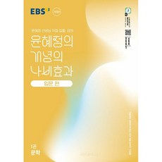 2026년 EBS 윤혜정의 개념의 나비효과 입문편 1권 문학