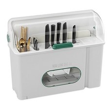 칼 수저 살균기 자외선 미니 주방 소독기 식기건조기 수저통 가정용, 반 고흐 초록