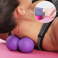 마사지볼 싱글 요가볼 지압구 안마 홈트레이닝 근육 이완, 1개, M. LD-627 마사지볼_핑크