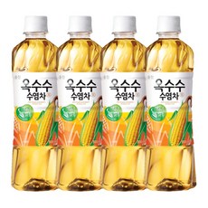 웅진 옥수수수염차 1.5L x 12pet 옥수수수염차, 500ml, 4개