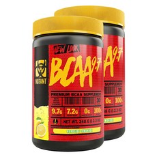 MUTANT BCAA支鏈胺基酸粉 檸檬味, 2罐, 348g