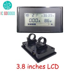 10S에서 24S까지 ANT BMS 50A 100A 이온 220A LTO 보드 60V 120A 스마트 보호 48V 72V 300A 84V 블루투스 Lifepo4 배터리 Na, 3 8 inch LCD