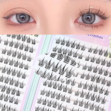 모모래쉬 대용량 노글루 속눈썹 288모 10mm 11mm 12mm 혼합구성, 1개, 블랙